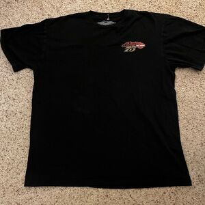 Harley Davidson Black Graphic Men's T-Shirt